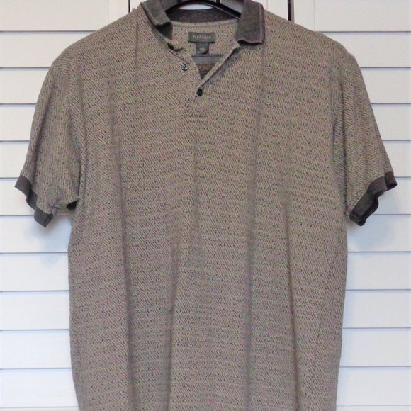 Van Heusen | Shirts | Resort Casual Mens Xxl Charcoal Grey Van Heusen ...